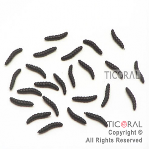 BICHOS HS5909 GUSANITOS NEGROS 3CM x 24